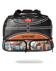 SPALDING X SHARKBBAG FIRE MONEY SNEAKER DUFFEL