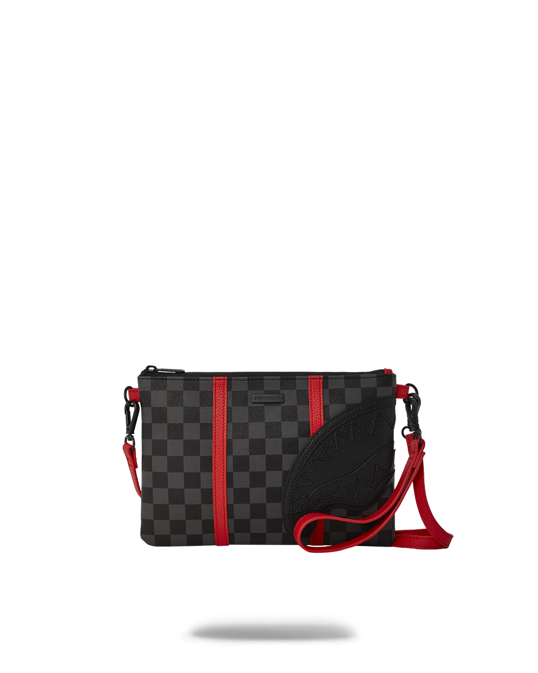 MONACO SHARK CLUB CROSSOVER CLUTCH W/ SHOULDER STRAP