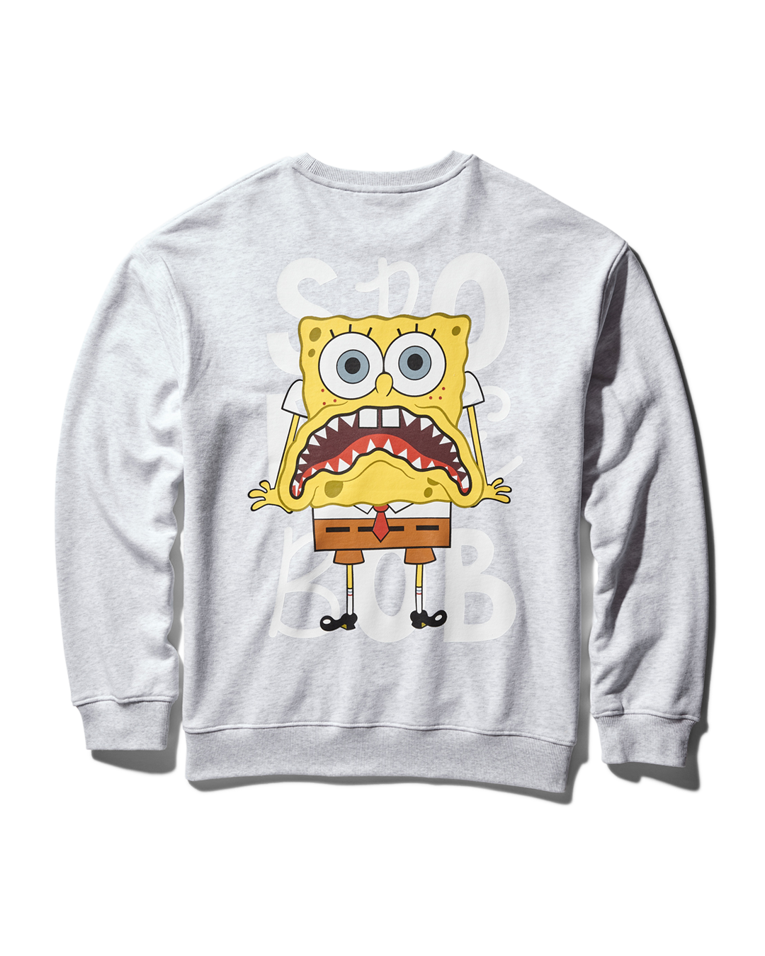 SHARKBBAG PULLOVER CREW NECK SWEATSHIRT (LT GREY)